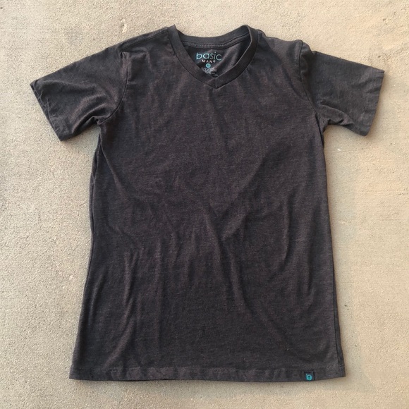 Basic Man V-neck Bamboo Tee Shirt size M - Picture 1 of 8